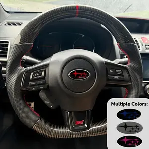 Subaru Steering Wheel Gel Emblem Overlay Sticker for Cars, Car Interior Decor - Compatible with all Subarus