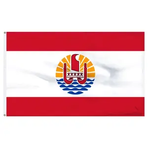 French Polynesia 5ft x 8ft Outdoor Nylon Flag