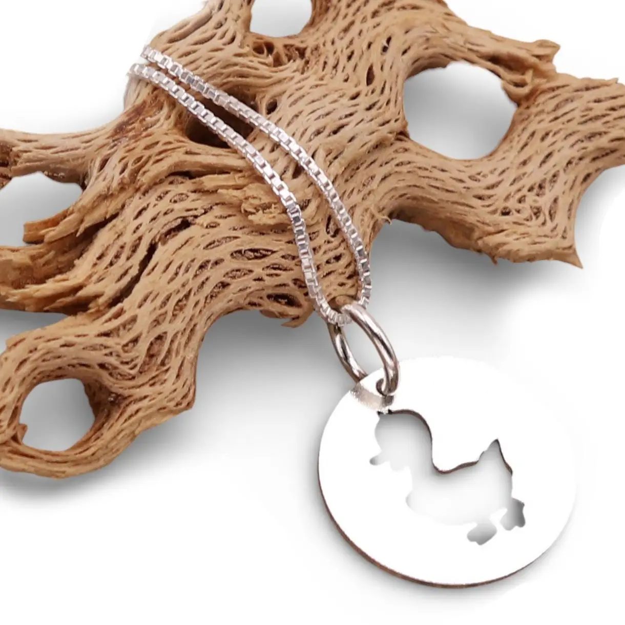 Sterling Silver Duck Necklace for Women, 925 Ducky Pendant Necklace, Cute Animal Jewelry Gift for Her, Dainty Duck Charm, Minimalist Nature Necklace, Box Chain
