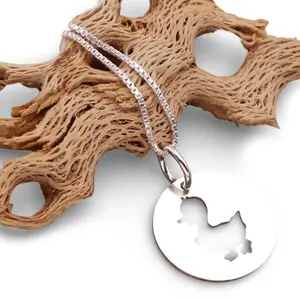 Sterling Silver Duck Necklace for Women, 925 Ducky Pendant Necklace, Cute Animal Jewelry Gift for Her, Dainty Duck Charm, Minimalist Nature Necklace, Box Chain
