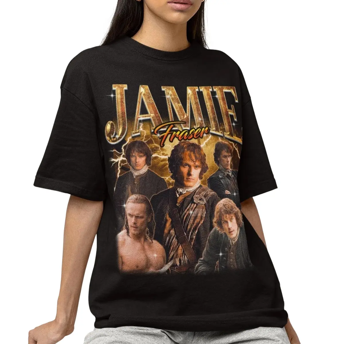 Jamiee Fraser Shirt and Sweatshirt, Sam Heughan Graphic Tee Unisex