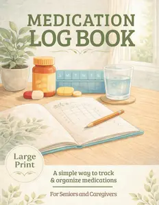 Daily Medication Log Book: Easy-to-use Large Print Medication Tracker for seniors & caregivers (Health & Care Logs for Seniors)