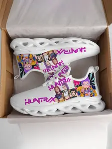 Kids K-Pop Hunterix Casual Shoes, Casual Jogging Shoes, Lightweight Comfortable Sports Sneakers, Trendy Trainers with Textile Upper and EVA Sole for All Seasons