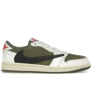 Jordan Men's 1 Retro Low OG SP Travis Scott Medium Olive Basketball Shoes, from StockX