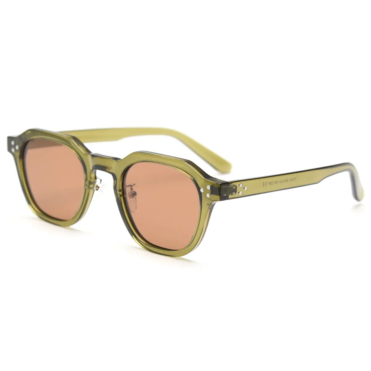 Polarized Women's Sunglasses, TR90 Thick Frame Square-Polygon Retro Vintage Eyewear for Men, Luxury Design Fashion Accessory