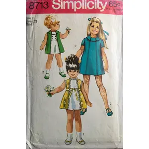 Simplicity 8713 Sewing Pattern (Vintage) CUT