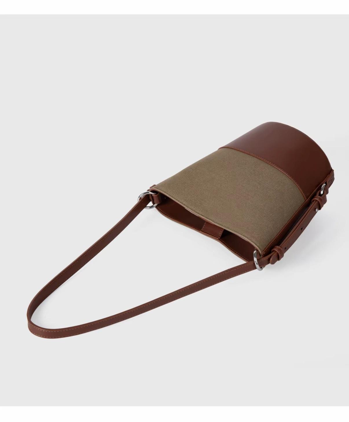 Retro Colorblock Bucket Bag 2026 New, Vintage Cylinder Shoulder Handbag for Women, Luxury Minimalist Daily Bag