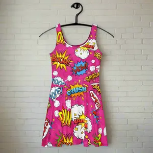 Comic Book | Soft-Stretch Skater Dress