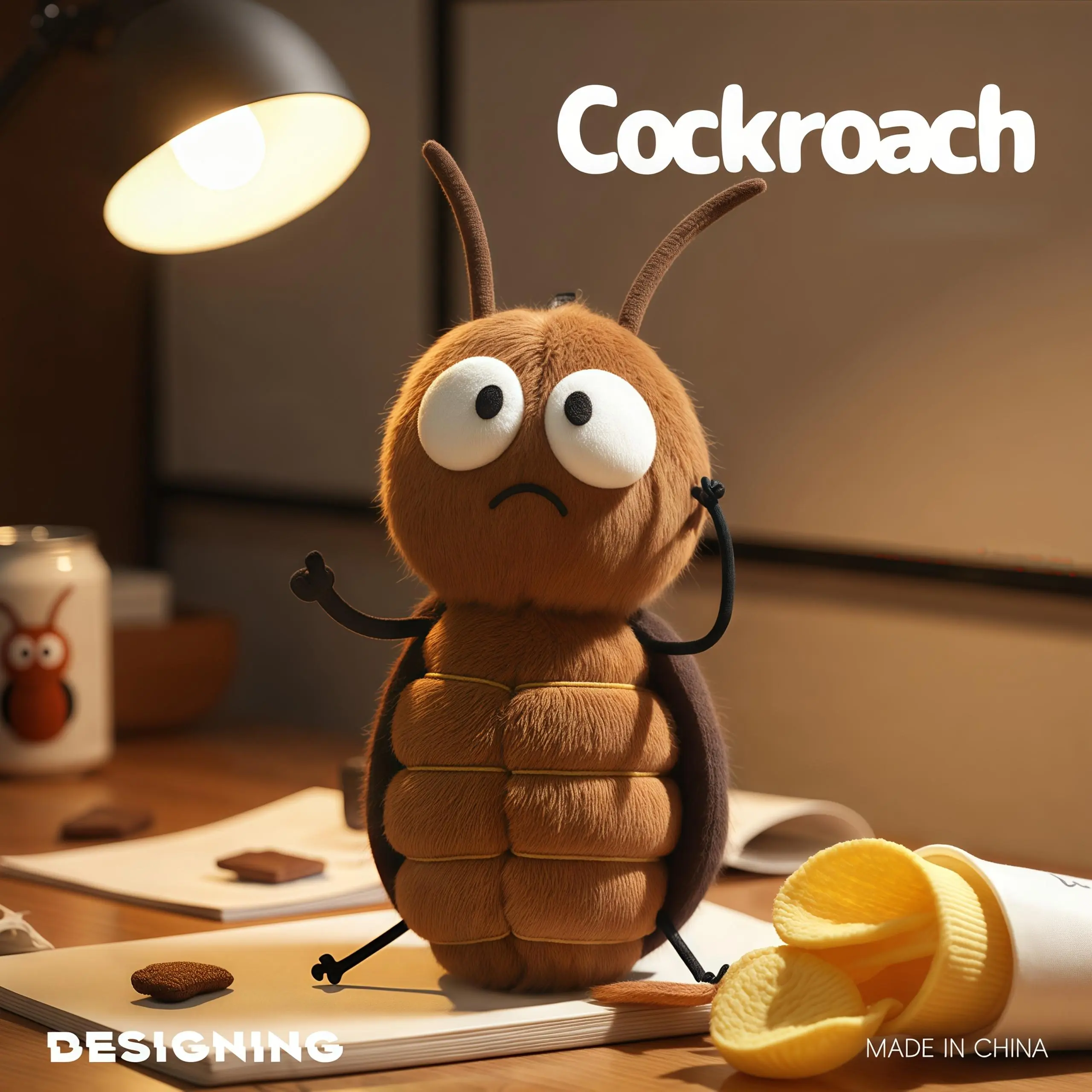 Insect Plush Toy Cute Bug Plushie Roach Plush Toy Realistic Cockroach Stuffed Animal Prank Gift, Soft Ugly Cute Insect Plushie Birthday gifts, holiday gifts, Plush Figures stuffed plush dolls