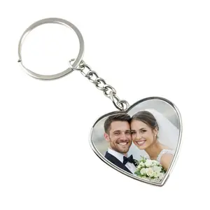 Heart Keychain with your choice of photo