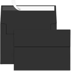 Envelopes 100 Packs Black 5X7, A7 Envelopes for Card Invitation Wedding Birthday Party Baby Shower No Brand