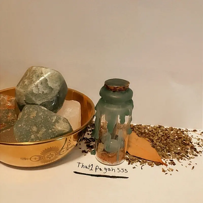 Handcrafted Abundance & Money Draw Spell Jar