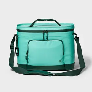21.7L Soft Sided 30 Cans/ 23 qt Cooler Green - All In Motion