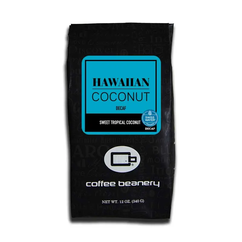 Hawaiian Coconut Swiss Water Process Decaf Flavored Coffee