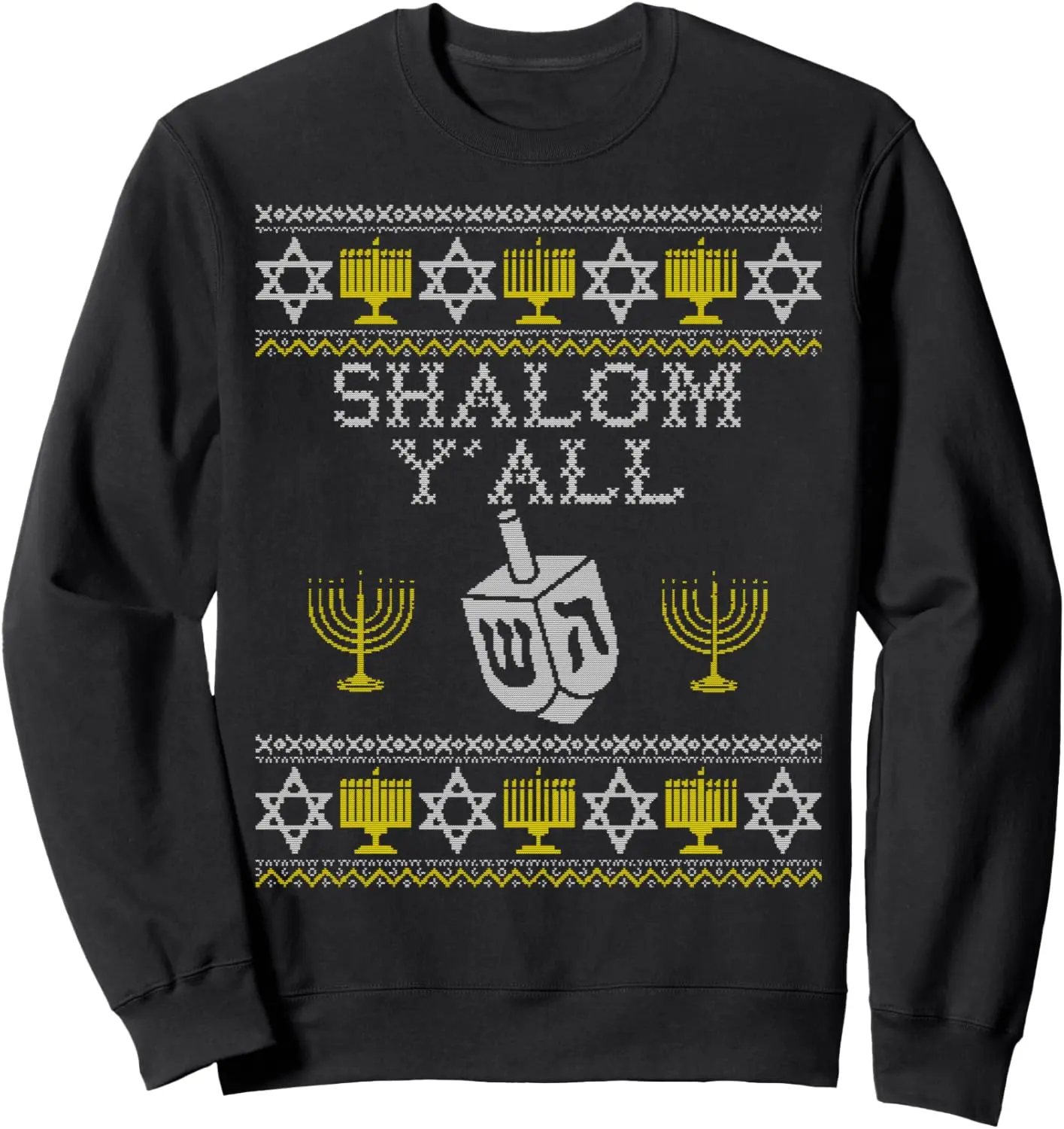 Shalom Sweatshirt, Funny Hanukkah, Chanukah Gifts Sweatshirt
