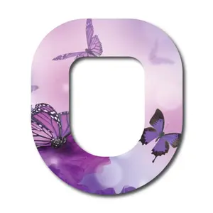 Lavender Butterflies - Omnipod