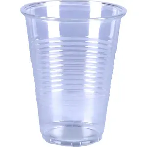 Disposable Clear Plastic Cups 9oz – BPA-Free Transparent Drinking Cups for Parties, Events, Picnics & Everyday Use, Pack of 100