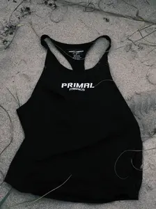 Primal Fabrics 100% Cotton Y-Back Muscle Sleeveless Gym Shirts