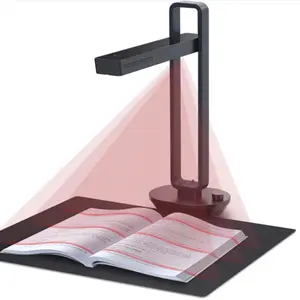 Portable A3 Document Scanner with Auto-Flatten, Fingerprint Removal Technologies, Multi-Language OCR, 90° Foldable Design, Compatible with Mac & Windows, Portable WiFi Printer