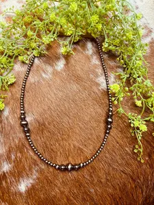 3 Set Western Pearl Bead Necklace