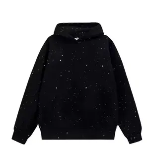 New Autumn-WinterHooded Trendy Brand-End BlackCouple's Light Luxury Hoodie.
