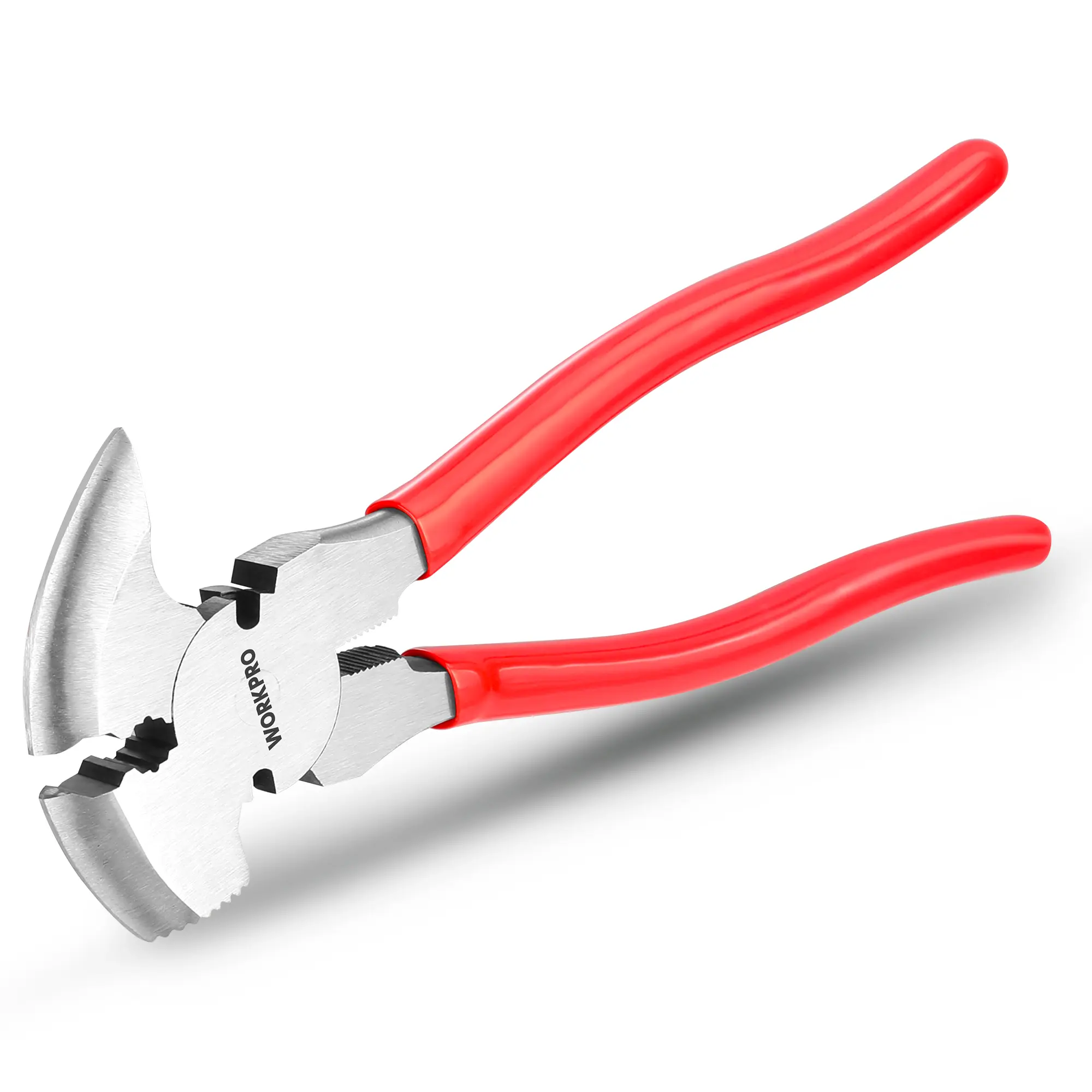 #blackfriday WORKPRO 10-inch Heavy Duty Fencing Pliers - Contractor Life Durable Pliers & Pincers, Fence Cutter, Nail Puller, Staple Puller, Wire Cutter, Hammer Head