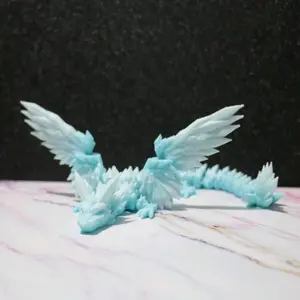 Baby Crystal Winged Dragon 3d print Decor