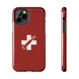 Red Extra Durable Juggernog Themed Phone Case Premium Matte Texture, Protection, Shockproof, Anti-Drop, Anti-Fingerprint For IPhone 17-12, Pro Max, Pro Plus, and Samsung S25-22 Protection Safety