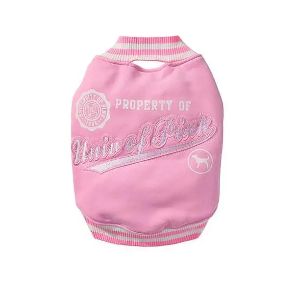 PINK Pup Pet Varsity Jacket