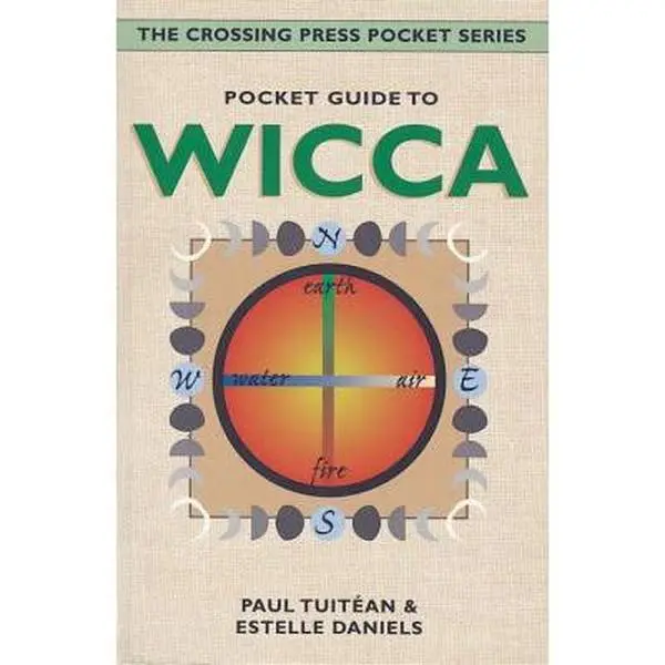 USED Book - Pocket Guide to Wicca (The Crossing Press Pocket Series) by Paul Tuitean (Paperback) - english