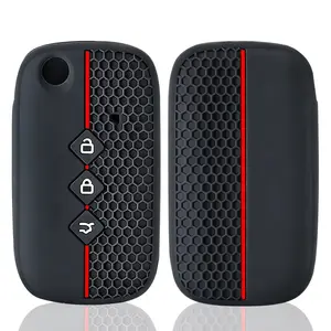 Silicone Remote Car Key Case for Wuling Hongguang S Baojun 510 730 360 560 RS-5 530 630 Chevrolet Aveo Trax Groove Captiva 2024