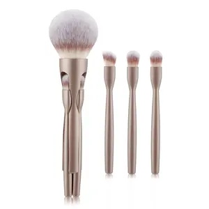 New Four-In-One Magnetic Makeup Brush Set, Powder Blush Eyeshadow Brushes, Soft Hair Multi-Functional Makeup Brushes