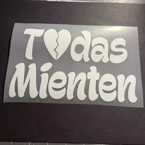 Todas Mienten vinyl sticker