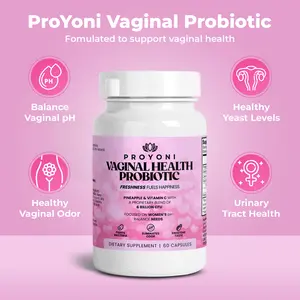 ProYoni Women's Pineapple Infused Probiotic - Health Supplement For Feminine Balance