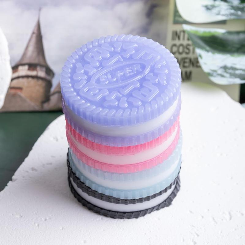 Squeeze Toy for Stress Relief, 1 Count Cookies Shaped Stress Relief Toy, Ultra-soft Decompression Venting Toy, Funny Toy for Adults , Stress Relief Squishy Sensory Stress and Anxiety Relaxing Ultra-Soft Cookies for Birthday Gifts Party