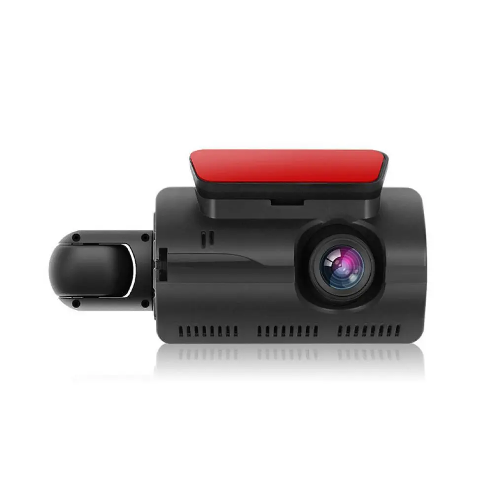 Flagship Version IPS Front & Rear Car DVR, 3-inch Screen, 1080p Resolution, 64G High-Speed Memory Card, 360-Degree Adjustable Lens, Dual Recording, 15.5*11*7.5cm Compact Unit, Easy Installation, Compatible with Most Cars, Daily Driving Safety Accessory, E
