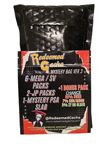 Pokémon MYSTERY Box Ver. 3 - 9 Packs + 1 PSA graded card Pokemon Scarlet & Violet Booster Pack - SHIP SEALED