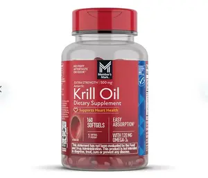 Strength Antarctic Pure Omega-3 Krill Oil, 500 mg, 160 ct.