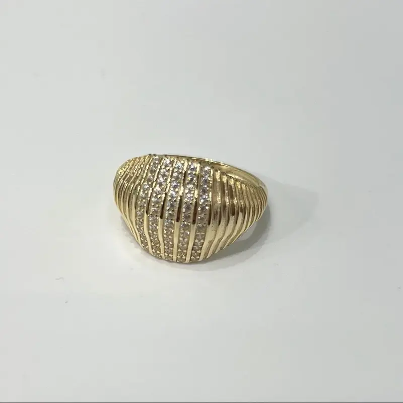 1454- NEW 10K Gold Fancy Women's Ring W.G