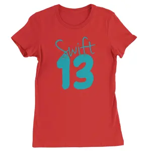13 Swift 13 Lucky Number Era Womens T-shirt Top Womenswear