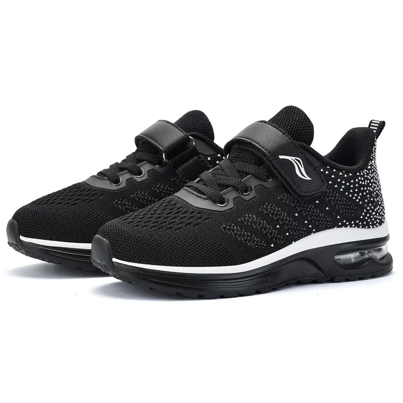 LAMINCOA Unisex 11-16 Years Kids' Lightweight Cushion Air Running Shoes, Anti-Slip Breathable All-Seasons Athletic Tennis Shoes for Toddlers & Little Boys Girls