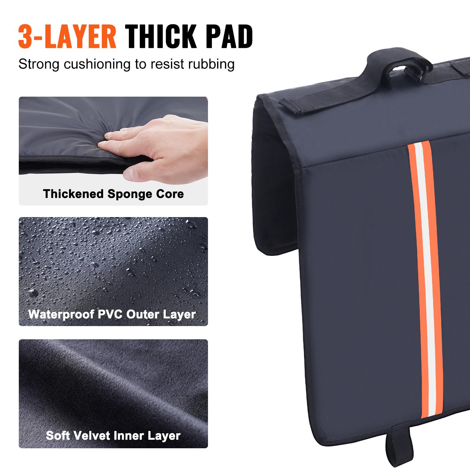 VEVOR 53-inch Tailgate Pad 5Bike Pickup Truck Bed Tailgate Pad Protector Cover