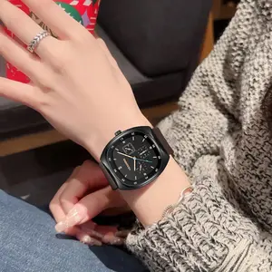 Fashion Casual Watch with a versatile, laid-back style, open dial design, silicone strap, waterproof and luminous, suitable for all occasions, perfect as a holiday gift, birthday gift, or anniversary gift.