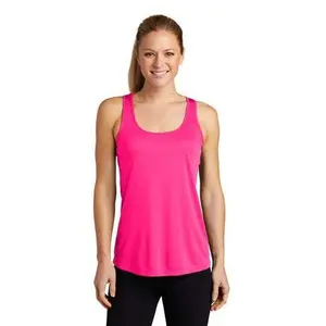 Plain SPF Tanks Pink Sleeveless Top for Women - Comfortable Fabric in Solid Color - Ideal for Everyday Wear