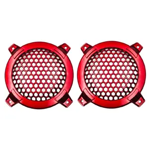 1 Pair Auto Speaker Cover Car Audio Subwoofer Grille Accessories 4 Inches 123mm