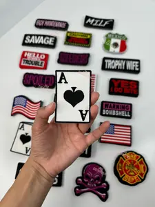 Card Ace Iron On Patch |Iron On |lucky Patch| Cards Patches | Hat Bar|Trucker Hat