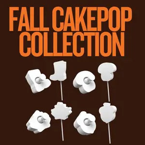 Fall Season Collection PRV,  1.7oz size cake pop press stamp and mold, hobbyist and professionals