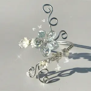 Handmade Arm Cuffs – Arm Bracelet with Charms, Aesthetic Festival Jewelry, Concert Jewelry 2