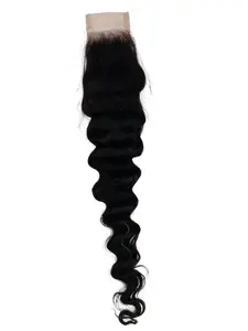 HD Lace 2x6 Closure Natural Black Deep Wave