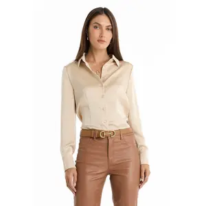 Paulina Silk Blouse - Gold